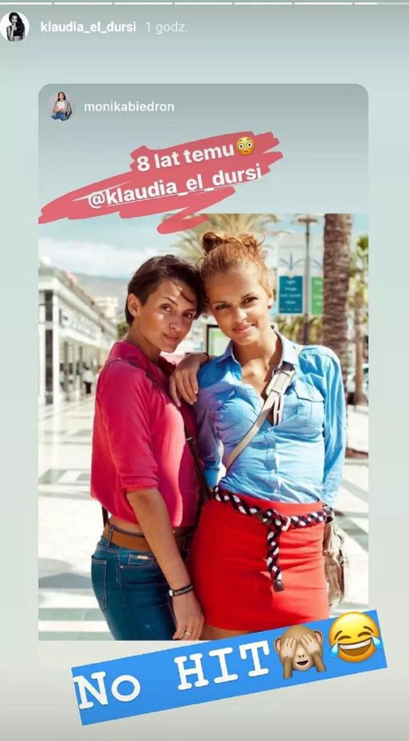 Zdjęcie Klaudii El Dursi sprzed lat