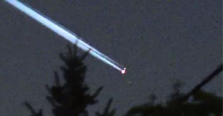 Spłonęła nad Polską ok. 00:05. "Byliśmy w szoku"