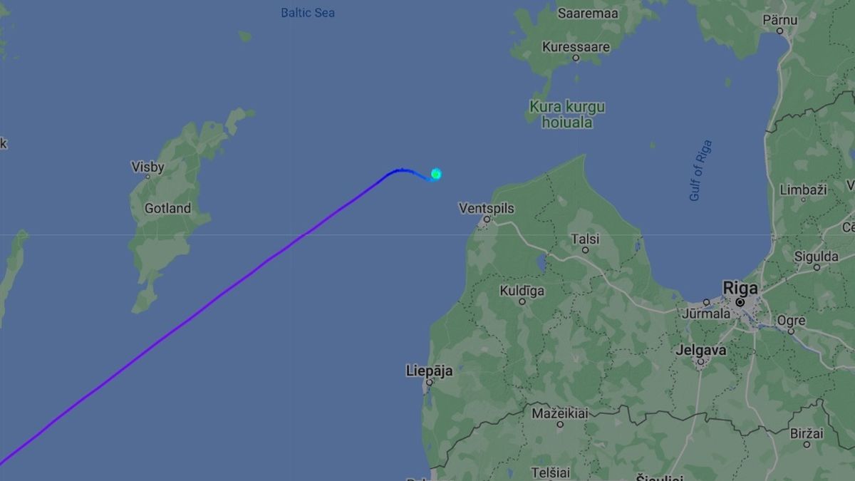 Samolot wpadł do Bałtyku