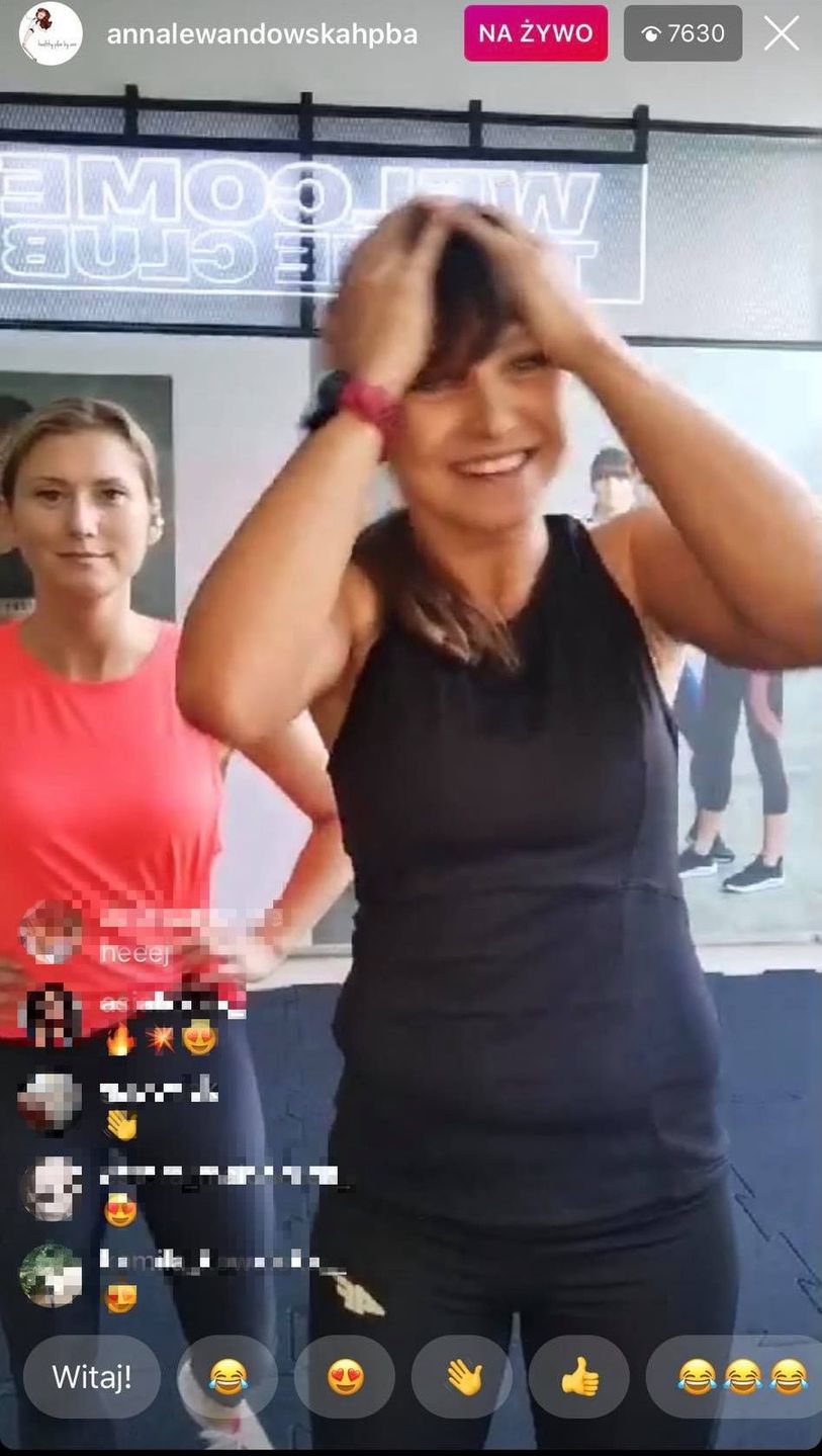 Anna Lewandowska powraca do treningów