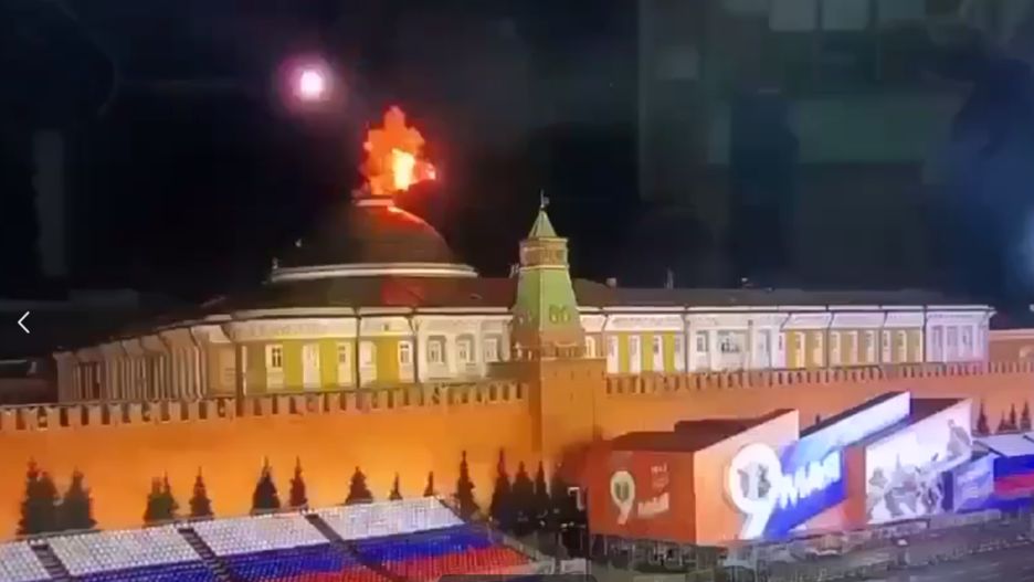 Kreml został zaatakowany dronami