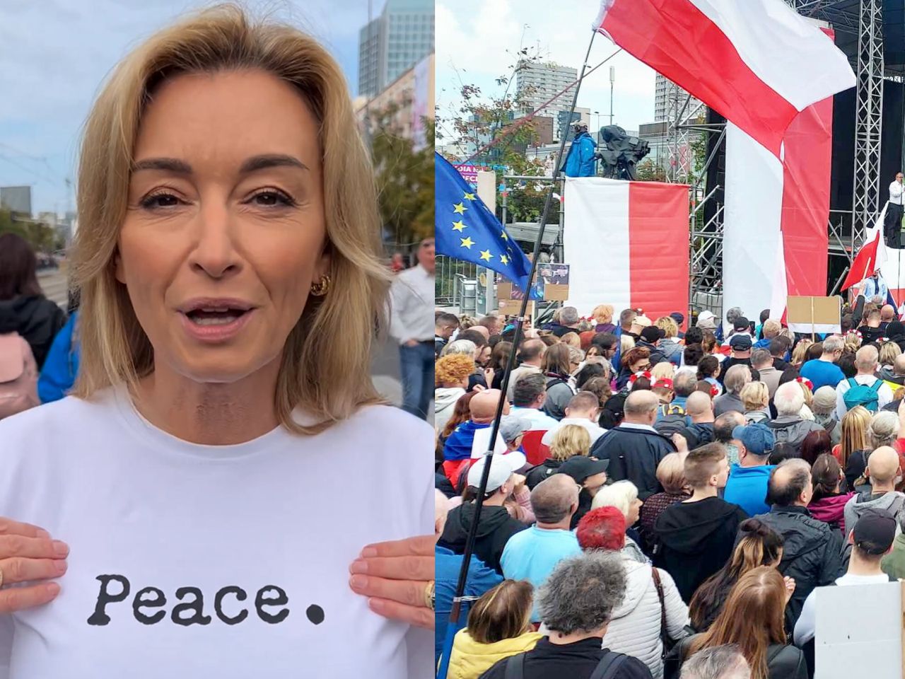 Martyna Wojciechowska na Marszu Miliona Serc