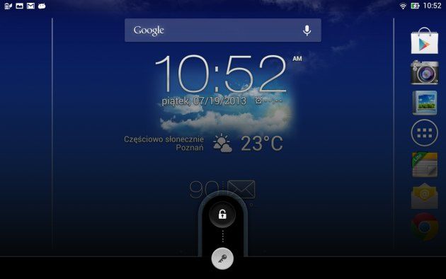 MeMO Pad HD 7 skróty
