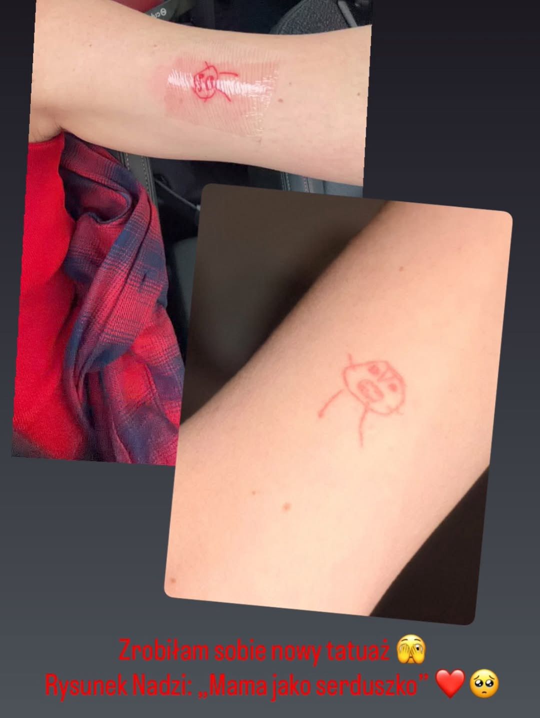 Zofia Zborowska ma nowy tatuaż