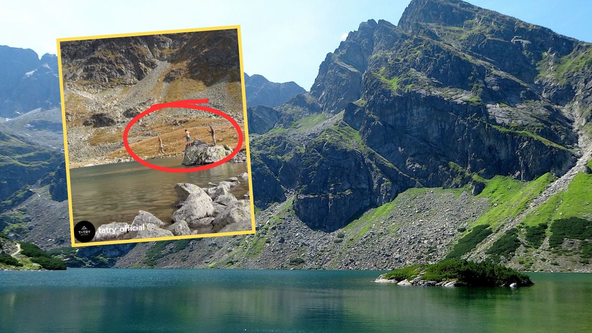 Turyści skakali do wody w Wysokich Tatrach, mimo zakazu