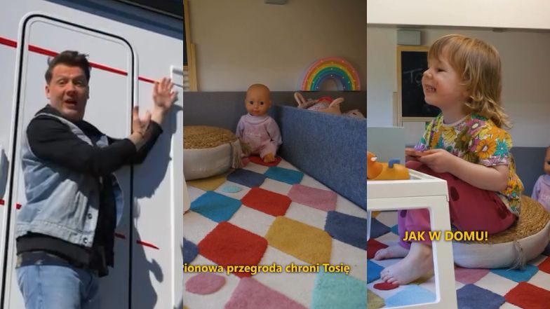 Jakub Tolak pokazał pokój córki w kamperze