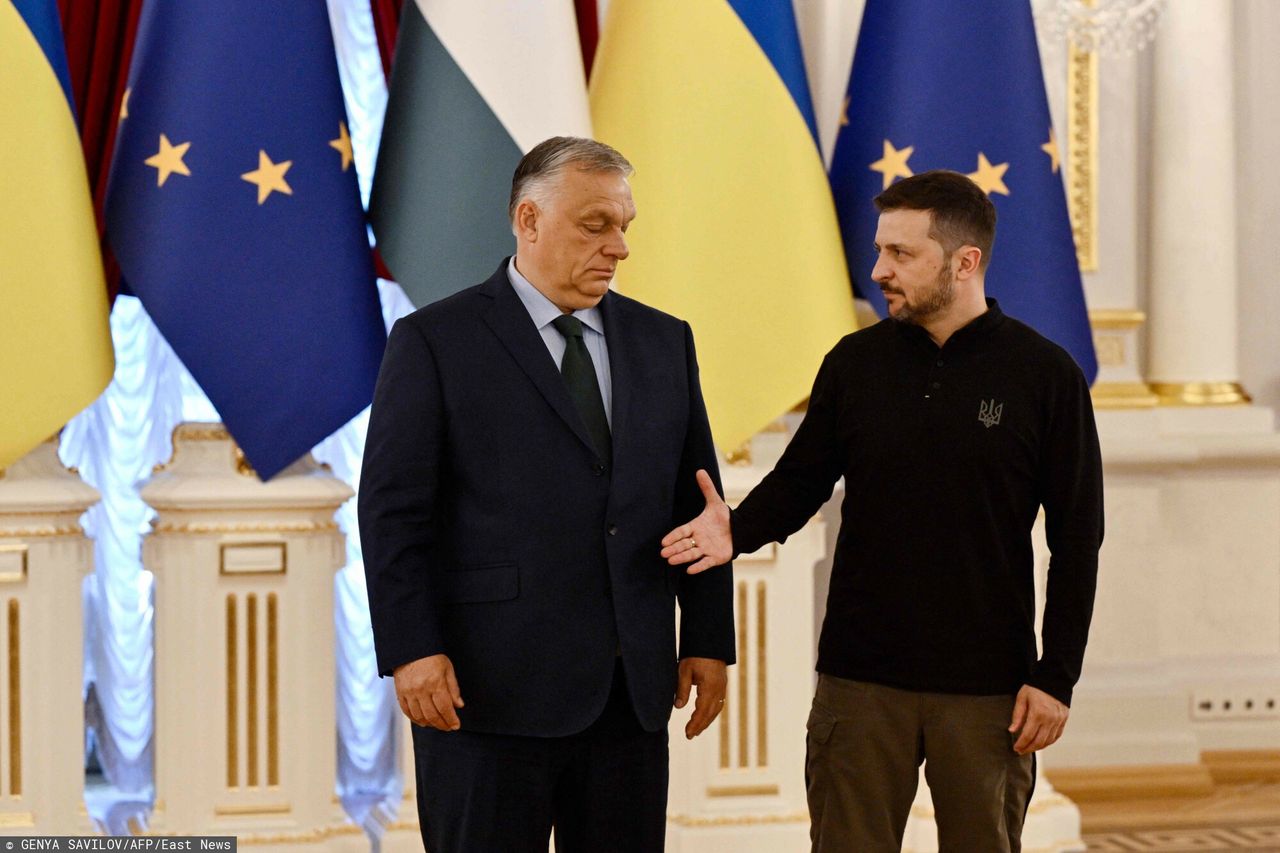 Viktor Orban and Volodymyr Zelensky