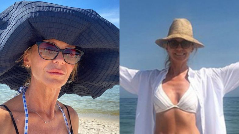 52-letnia Beata Ścibakówna zachwyca formą w BIKINI. "Figura NASTOLATKI!" (FOTO)