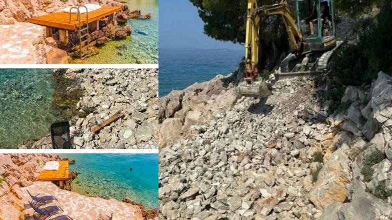 Poruszenie w Chorwacji. Media pokazały, co polscy właściciele willi zrobili na plaży