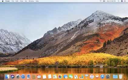 High Sierra - najnowsze na dzień dzisiejszy wydanie systemu