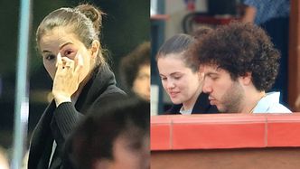 POZBAWIONA MAKIJAŻU Selena Gomez i Benny Blanco "przyłapani" na kolacji z przyjaciółmi