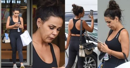 Sylwia Bomba wychodzi z treningu do "Tańca z Gwiazdami" uzbrojona w telefon i torebkę Balmain (ZDJĘCIA)