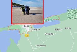 Ciało na plaży w Łebie. Zauważył je spacerowicz