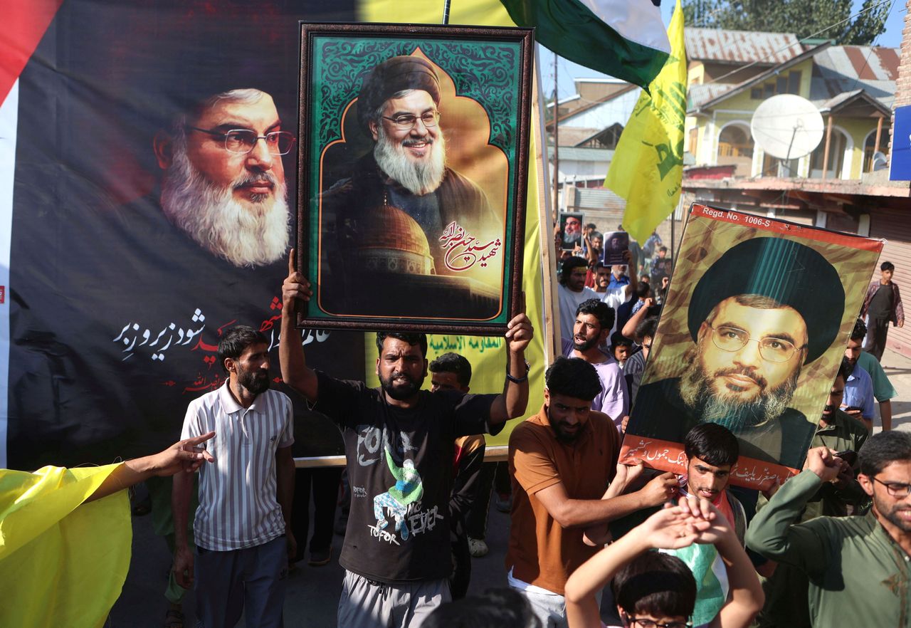 After the death of the Hezbollah leader, anti-Israeli protests took place in many locations.