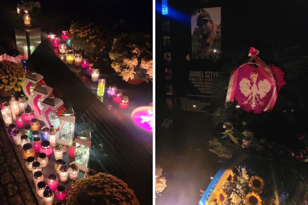 Grób Daniela Sztybera na Powązkach