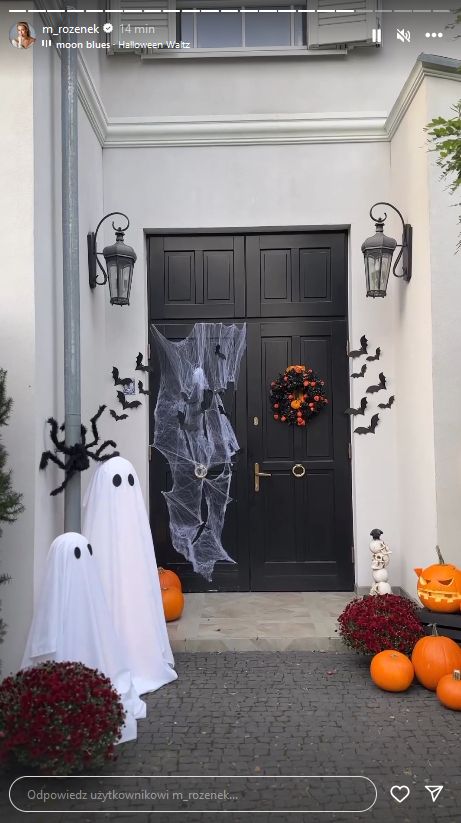 Małgorzata Rozenek pokazała udekorowany na Halloween dom