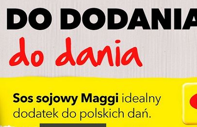 Hand Made wspiera debiut rynkowy sosu sojowego Maggi