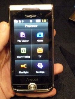 Samsung Show z projektorem