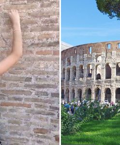 17-latka przyłapana na "rzeźbieniu w ścianie" Koloseum. Znajomi bili jej brawo