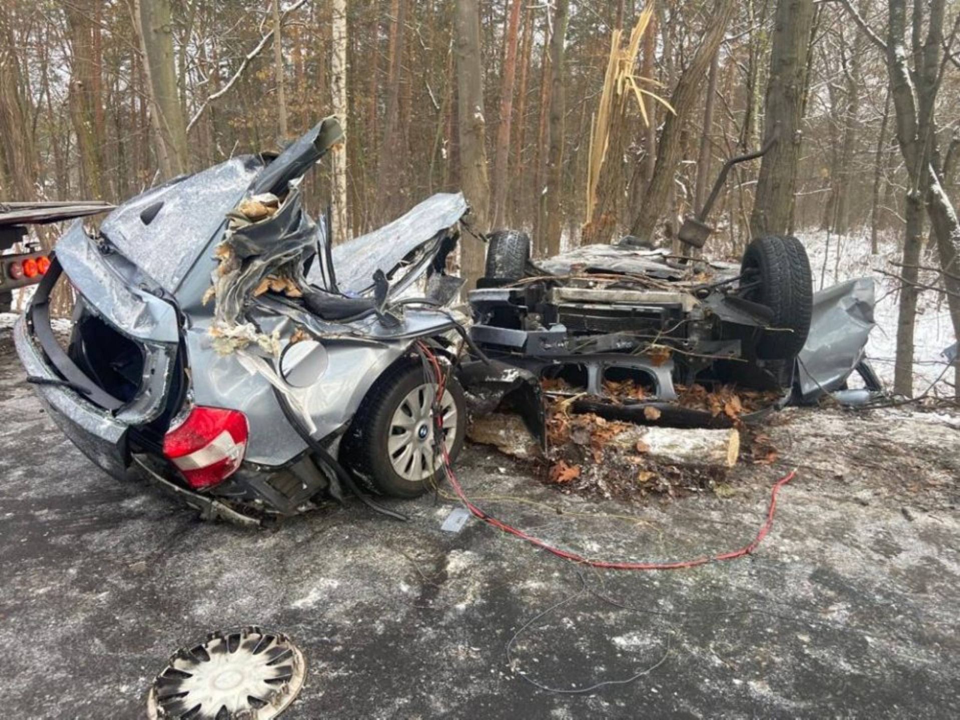 Wypadek BMW w Zielonej Górze