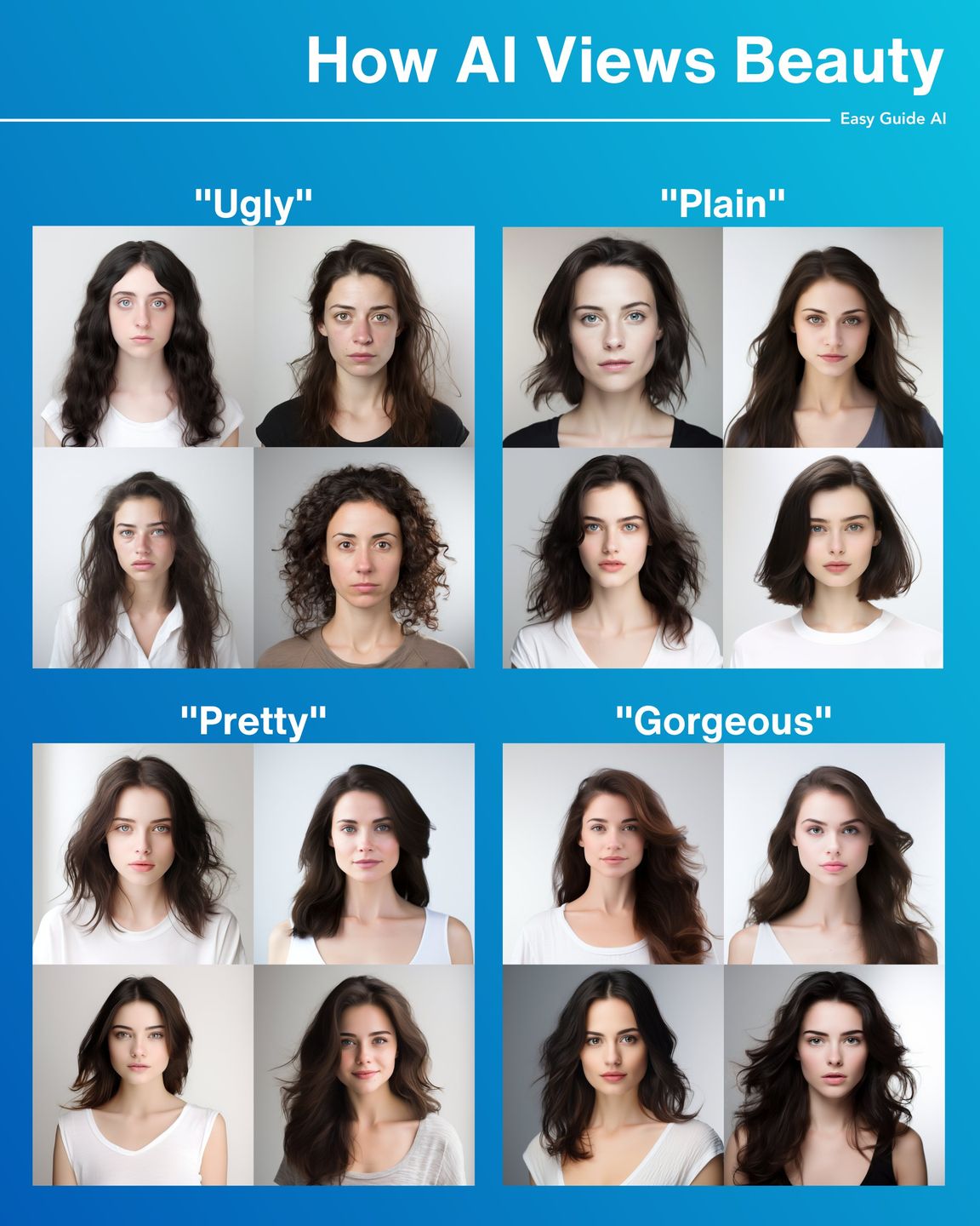 Tak sztuczna inteligencja skategoryzowała wygląd kobiet