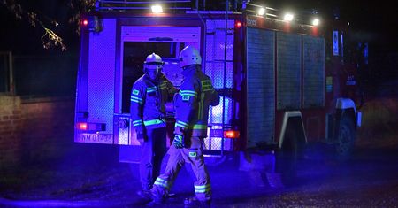 Pożar w szkole. Mieszkają tam uchodźcy z Ukrainy