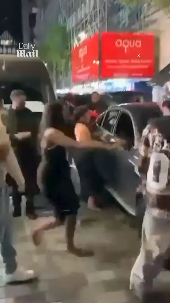 Fragment nagrania z miejsca wypadku 