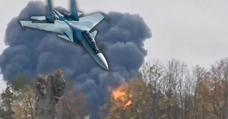 Su-30 rozbił się w obwodzie królewieckim. Są nagrania wideo