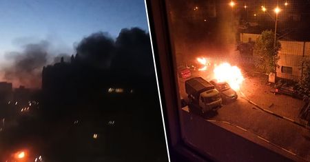 Atak dronów na Rosję. Biełgorod w kłębach dymu. Płonęła rafineria