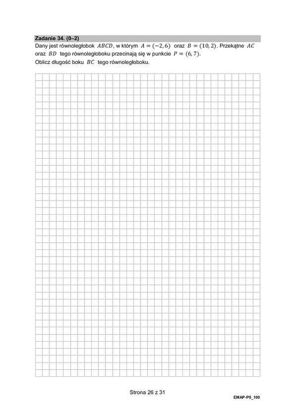 Matura 2024. Arkusze CKE. Matematyka w formule 2015