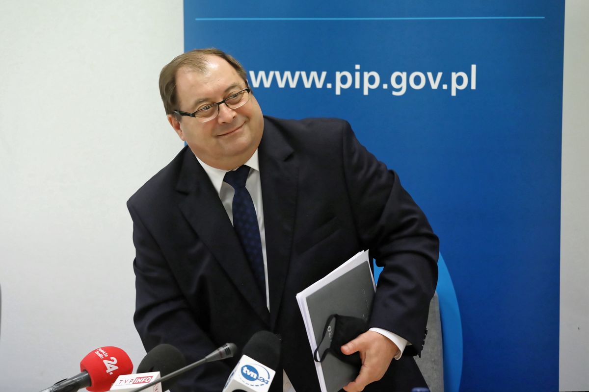 Szef PIP Wiesław Łyszczek przyznał sobie nagrodę w wysokości 20 tys. zł
