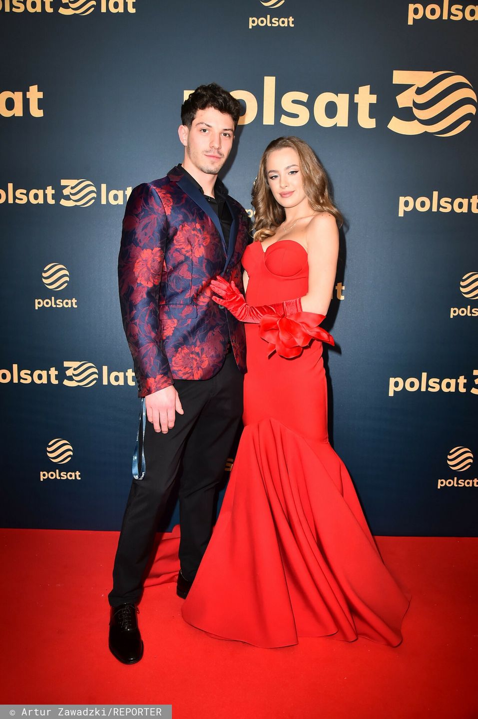 Wiktoria Gąsiewska z nowym partnerem na 30-leciu Polsatu
