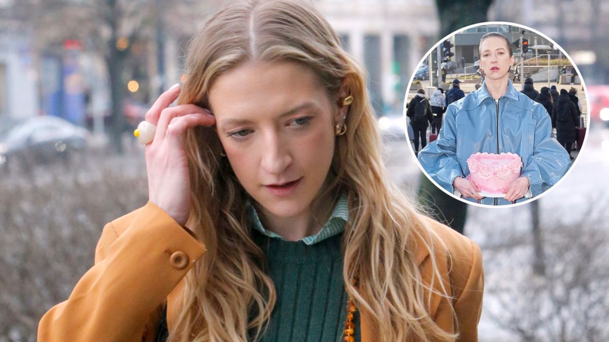 Lara Gessler wzięła udział w sesji zdjęciowej przy dworcu