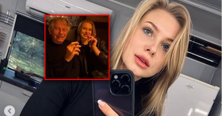 Roman Polański pali cygaro z 24-letnią aktorką "Barw szczęścia". "Tradycyjne dopełnienie kolacji"