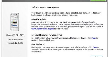 Aktualizacja softu dla N97 do wersji v12.0.024