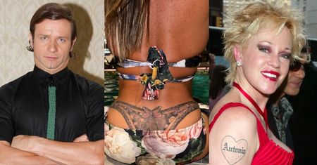 NAJGORSZE tatuaże gwiazd: Radosław Majdan ze "starym Indianinem", koronkowe stringi Katie Price i wiele innych (ZDJĘCIA)