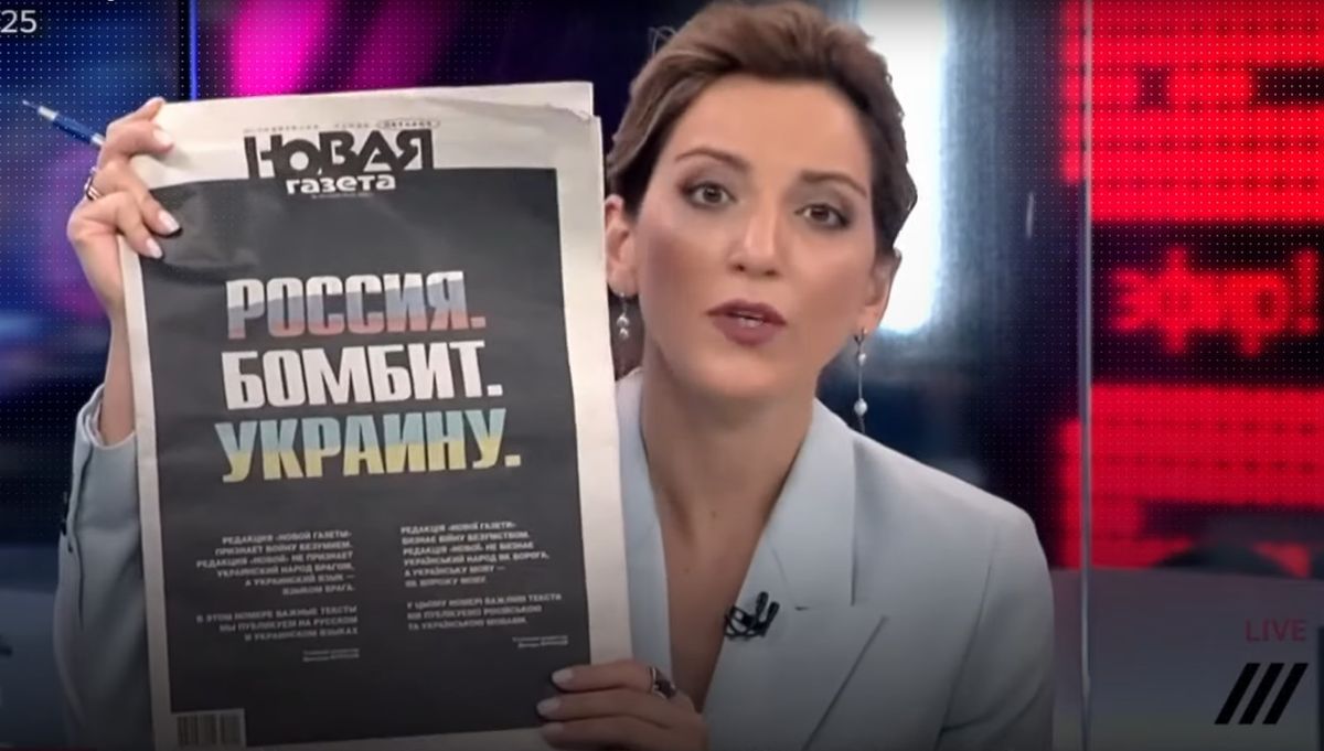 "Nowaja Gazieta" jest jedną z niezależnych redakcji, która musiała zawiesić działalność w Rosji