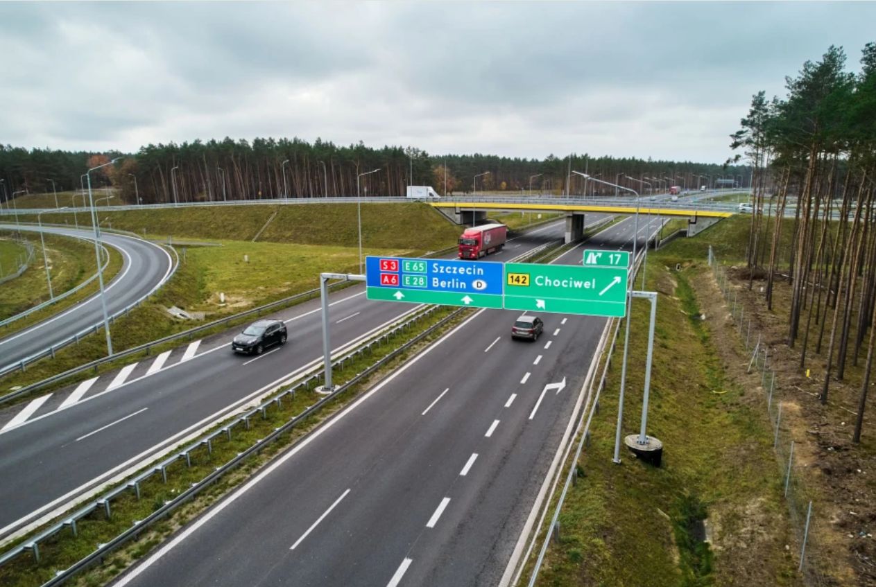 Zmiany na autostradzie A2. Obowiązuje zimowa organizacja ruchu