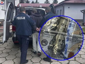 Bończa: Mężczyzna zobaczył kwotę mandatu i wyciągnął dolary. Chciał przekupić policjantów