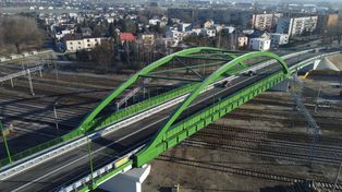 Lubliniec: Planowana iluminacja nowego wiaduktu. Trwa przetarg na zaprojektowanie i montaż oświetlenia