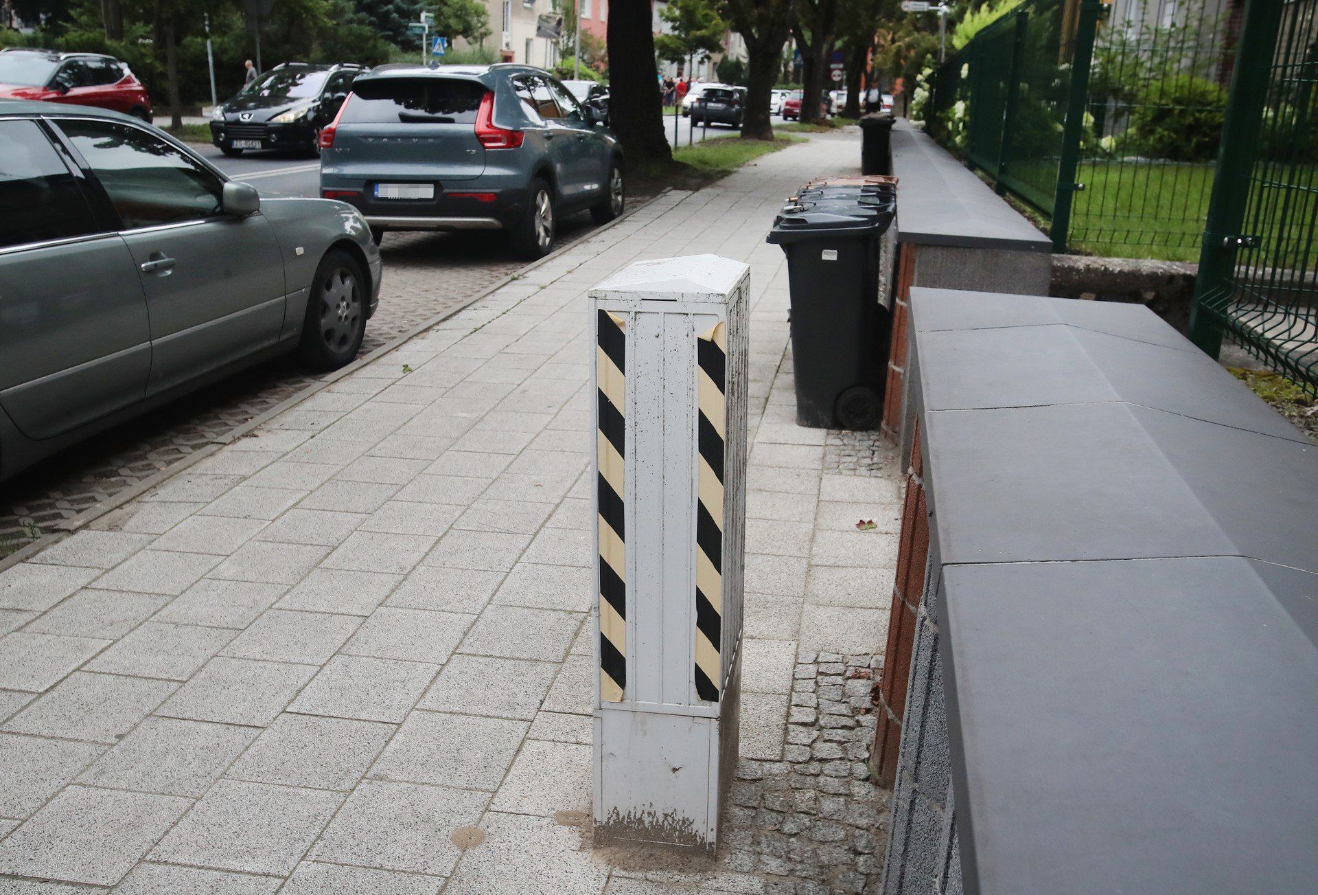 Protest mieszkańców ul. Poniatowskiego w Szczecinie