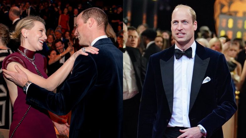 Książę William samotnie przybywa na galę BAFTA
