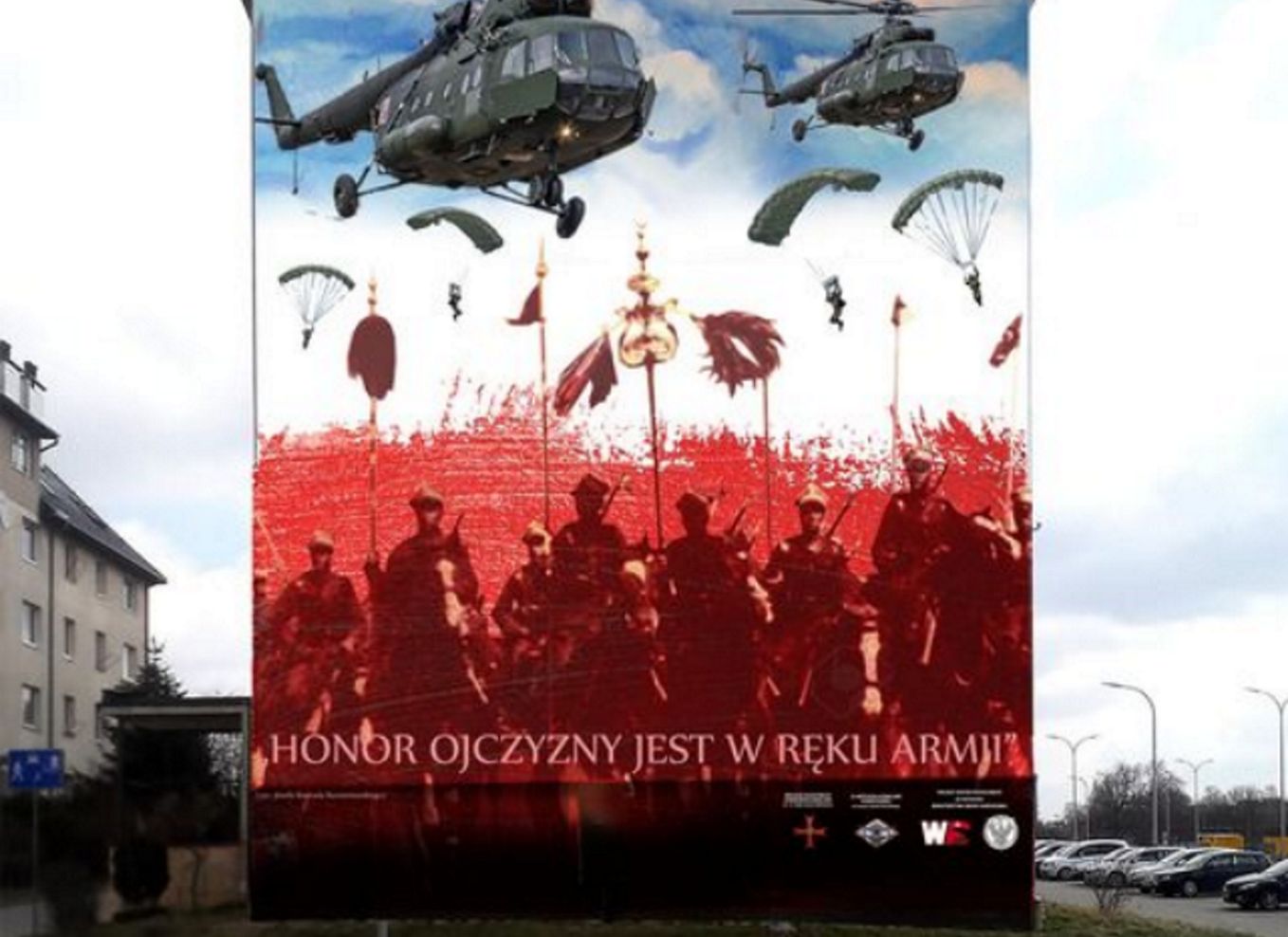 W Kielcach powstanie patriotyczny mural. Nie spodobał się radnemu