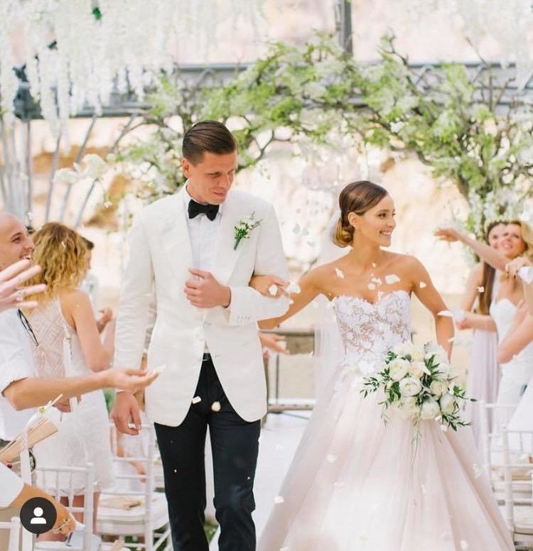 Wojciech Szczęsny i Marina Łuczenko świętują rocznicę