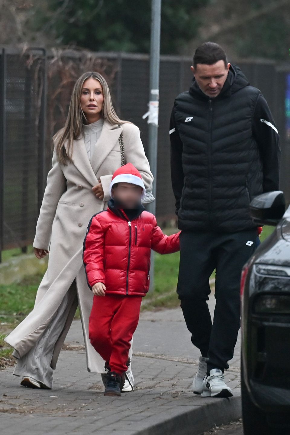 Małgorzata Rozenek i Radosław Majdan z synkiem