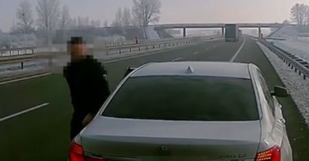 Drogowy "wychowawca" z bmw. Szybko pożałował, jest nagranie
