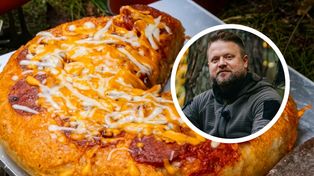 Pokazał, jak zrobić pizzę w lesie. Książulo tak skomentował jego film