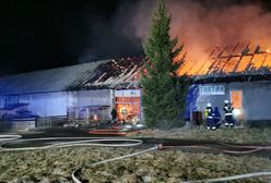 Śląskie. Pożar hali produkcyjnej w Bielowicku koło Bielska-Białej. Straty sięgają 600 tysięcy złotych