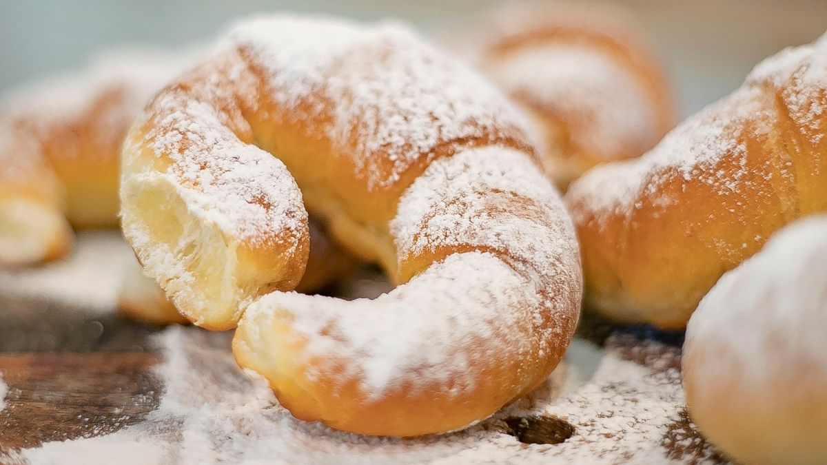 Kruche rogaliki z dżemem w wersji fit