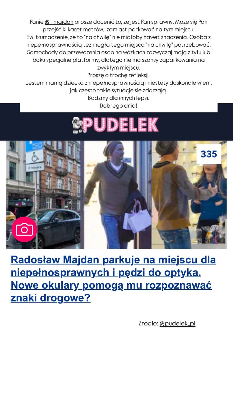 Anna Lewandowska disuje Radosława Majdana